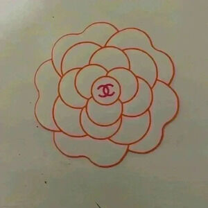 Chanel paper flower